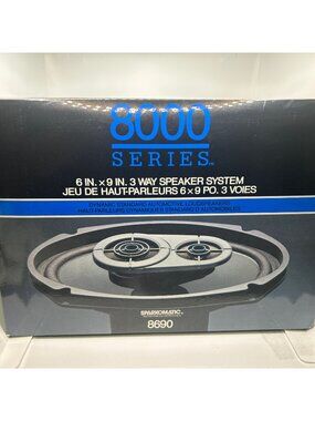 Sparkomatic 8000 Series 6 1/2 in 2 Way Speaker System Open Box Brand New✅